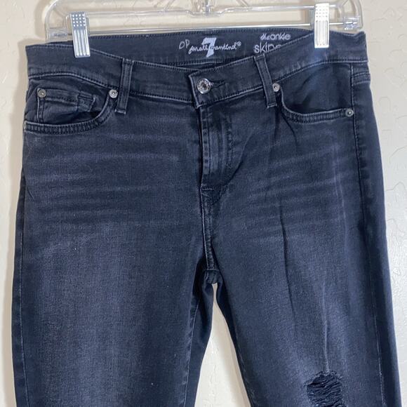 7 for all man kind the ankle skinny jeans. Size 29 - Picture 2 of 8